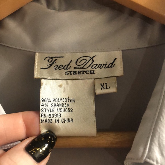 Vintage Y2K silver blouse - Picture 6 of 6